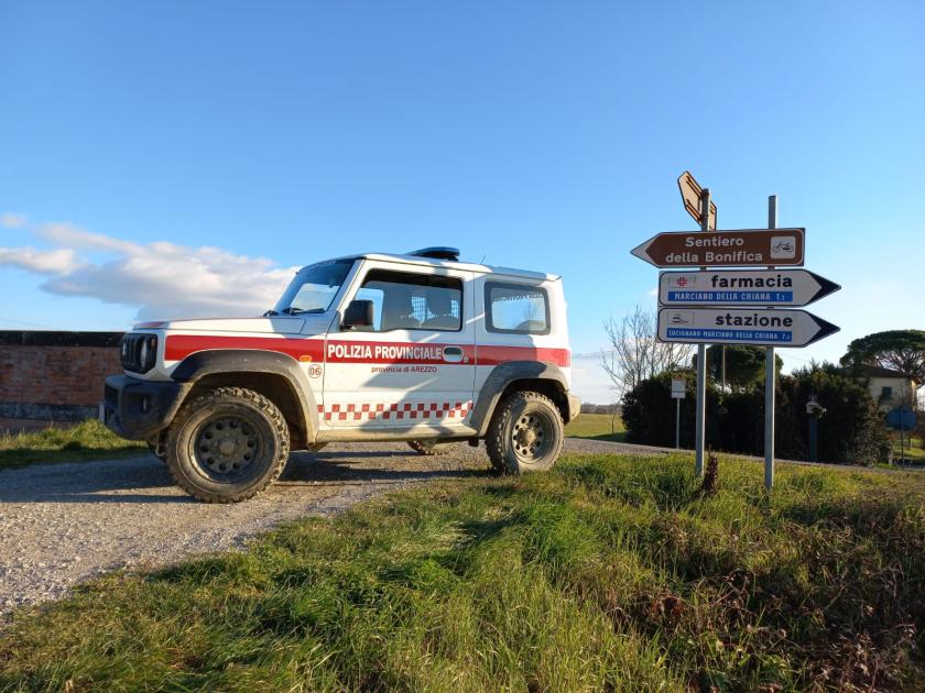 Furti a Marciano della Chiana la polizia provinciale dispone